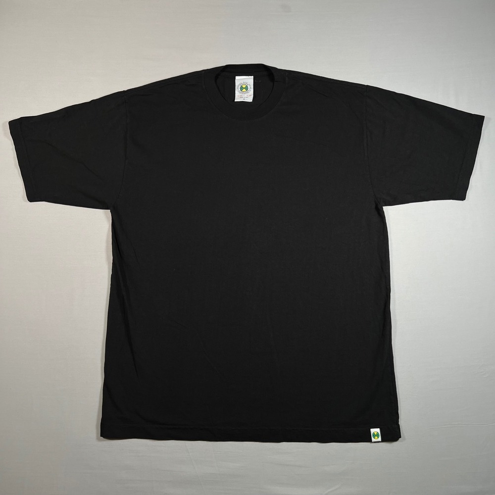 Cross Colours Mens Black Short Sleeve T-Shirt Size M Made in USA Streetwear Tee